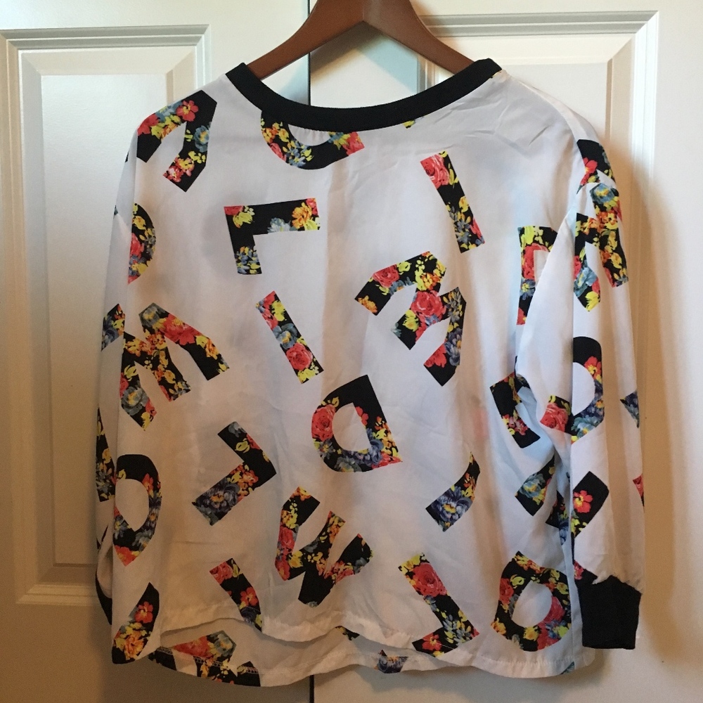Lush letter top